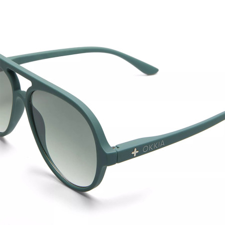LUNETTES OKKIA ALESSIO GREEN SAUGE