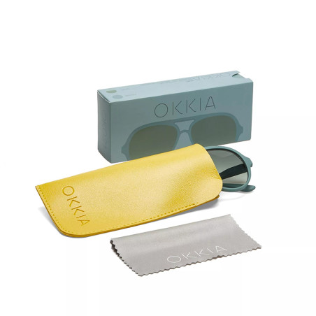 SUNGLASS OKKIA ALESSIO GREEN SAUGE - OK021