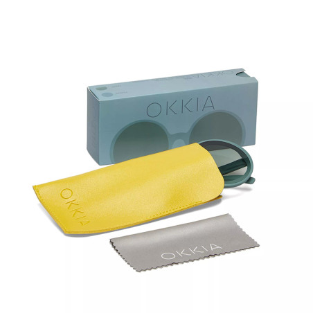 LUNETTES OKKIA MONICA GREEN SAUGE