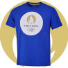 T-Shirt Officiel Jeux Olympiques Paris 2024 - Bleu Royal
