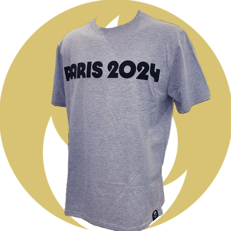 T-Shirt Officiel Jeux Olympiques Paris 2024 - Gris
