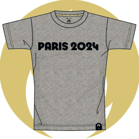 T-Shirt Officiel gris Jeux Olympiques Paris 2024