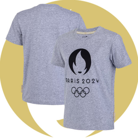 T-Shirt Femme Gris -  Jeux Olympiques Paris 2024