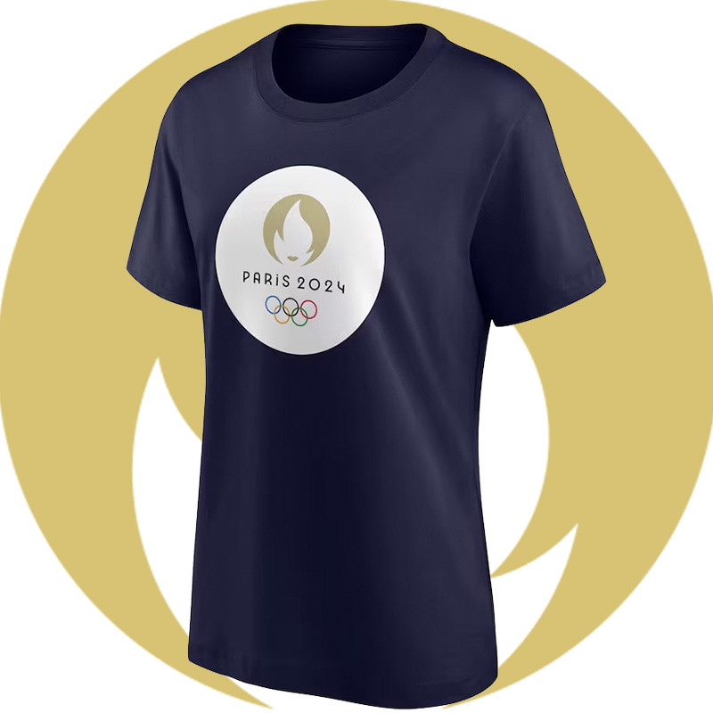 T-Shirt Femme officiel Navy - JO Paris 2024