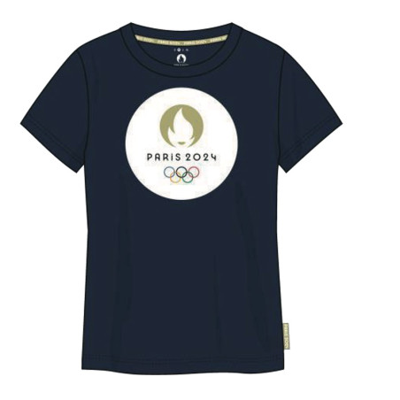 T-Shirt Femme officiel des Jeux Olympiques Paris 2024 - Navy