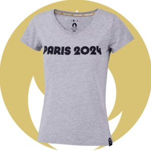 T-Shirt Femme officiel Jeux Olympiques Paris 2024