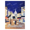 Puzzle Montmartre Marcel Travel Posters