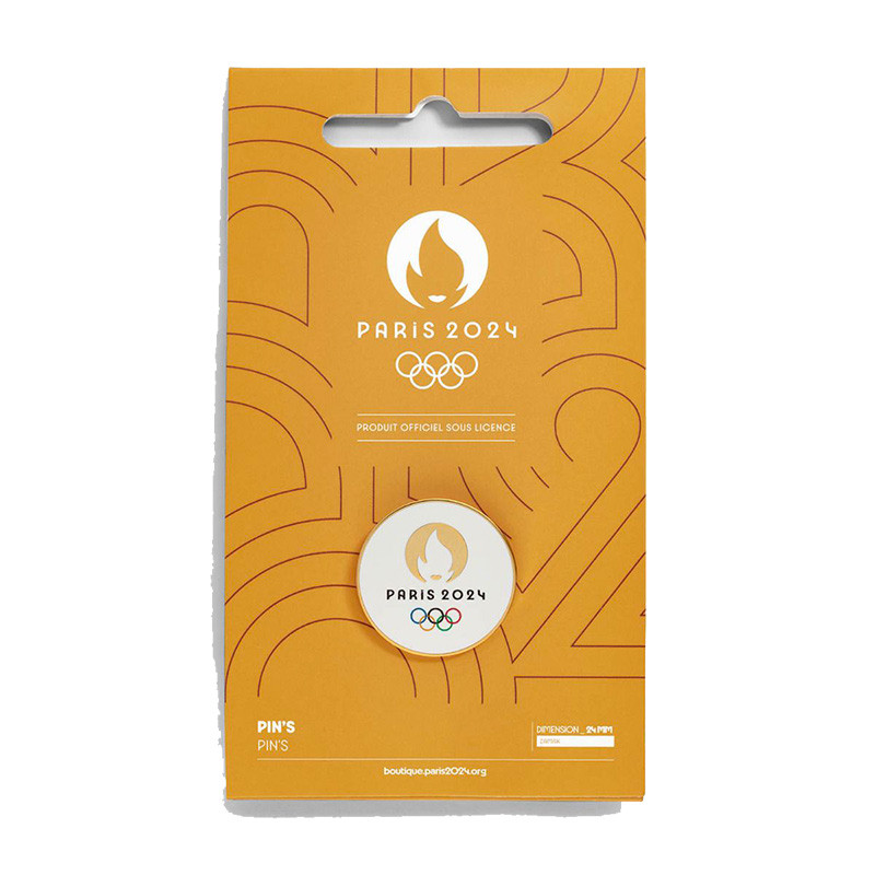 Pin’s officiel Jeux Olympiques Paris 2024 - Emblème Or Paris 2024