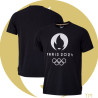T-Shirt Officiel Noir Jeux Olympiques Paris 2024