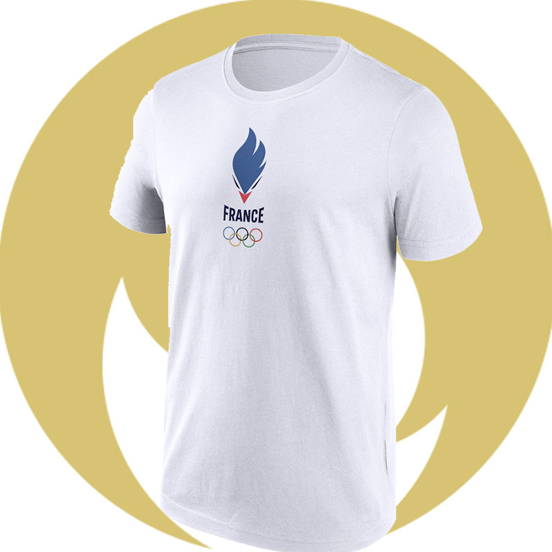 T-Shirt Officiel Jeux Olympiques Paris 2024 - Équipe de France