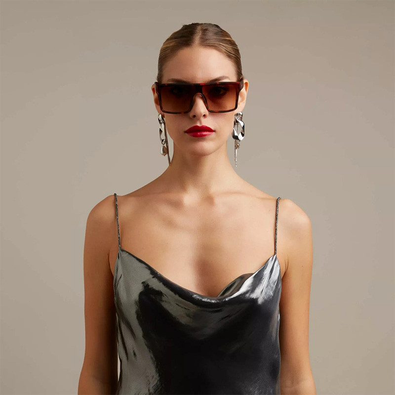 GRANDES LUNETTES DE SOLEIL OKKIA TOKYO - OK033 HAVANA