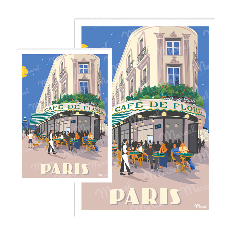 Cartes Postales Paris Boulevard Saint-Germain