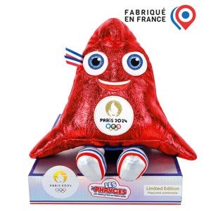 Mascotte officielle JO Paris 2024 – Édition Spéciale Métallisée