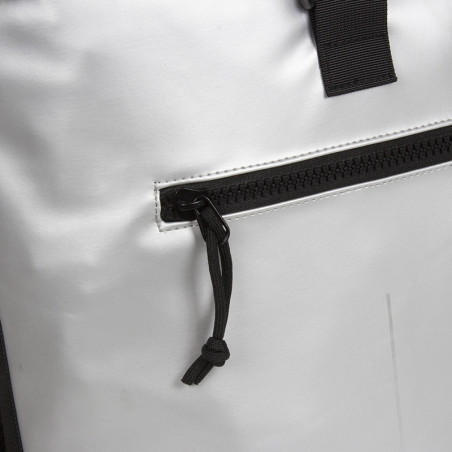 Sac à Dos New Rebels Mart New-York - Metallic Silver - Pochette Avant