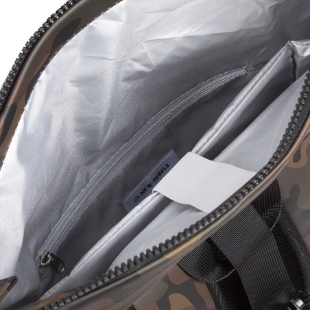 Sac à dos New Rebels - Mart New-York - Camouflage Army - Intérieur