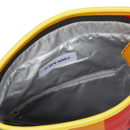 New Rebels - Mini sac à dos Los Angeles - Rainbow - Compartiment PC