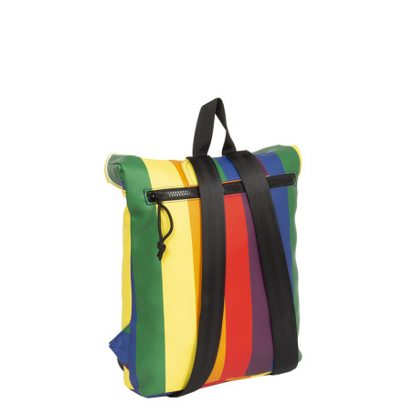 New Rebels - Mini sac à dos Los Angeles - Rainbow - Arrière