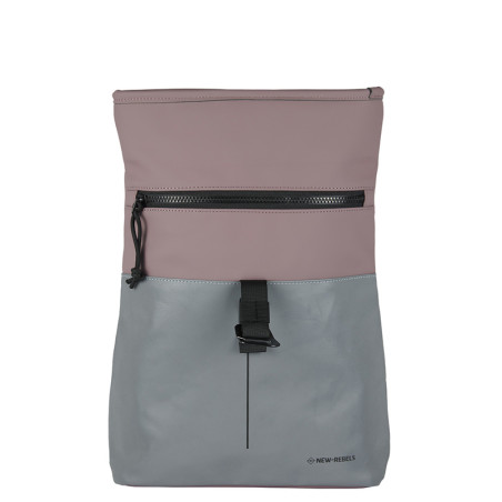 New Rebels - Mini sac à dos Los Angeles - Purple - Déplié