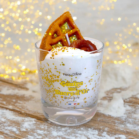 Bougie Gourmande Peau D’Âne - Gaufre au sucre d'or
