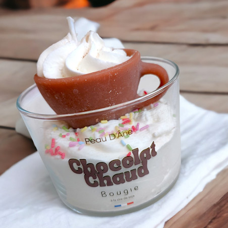 Bougie Peau D’Âne - Tasse chocolat chaud