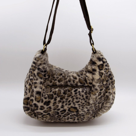 Sac Hindbag Léopard Rosa