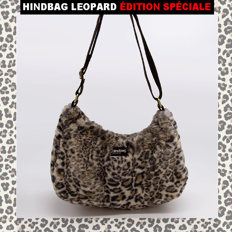 Hindbag Léopard Rosa