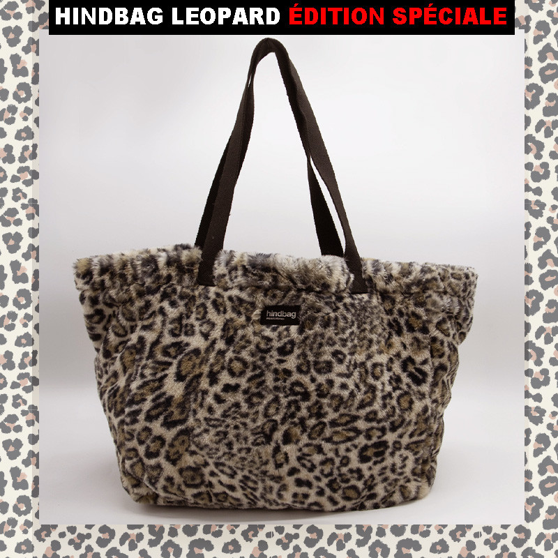 Cabas Hindbag Léopard Claude