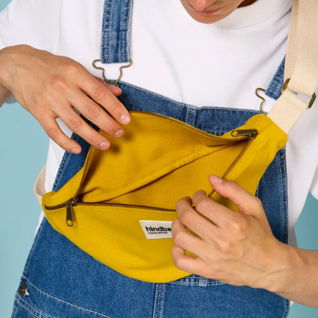 Banane Hindbag Olivia Safran - Intérieur