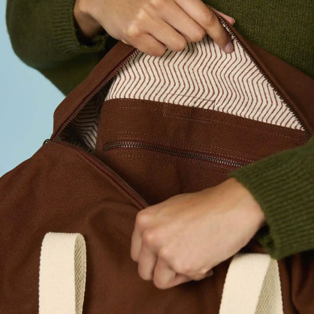 Sac Polochon Hindbag Simon Chocolat
