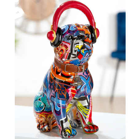 Statue Bulldog Pop Art
