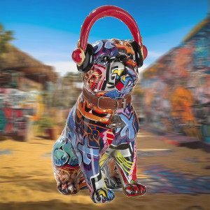 Figurine Bulldog Street Art