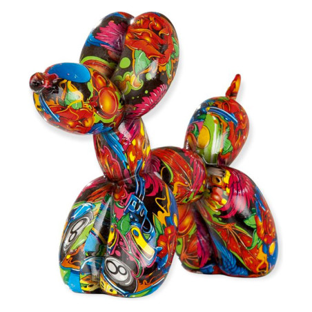 Face Statue Chien Ballon Pop Art - Graffitis