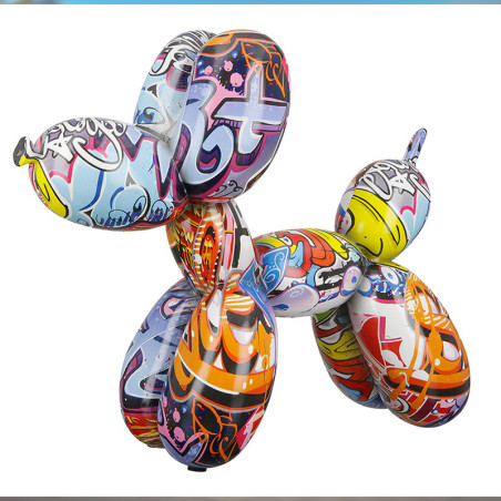 Profil Figurine Chien Ballon Street Art
