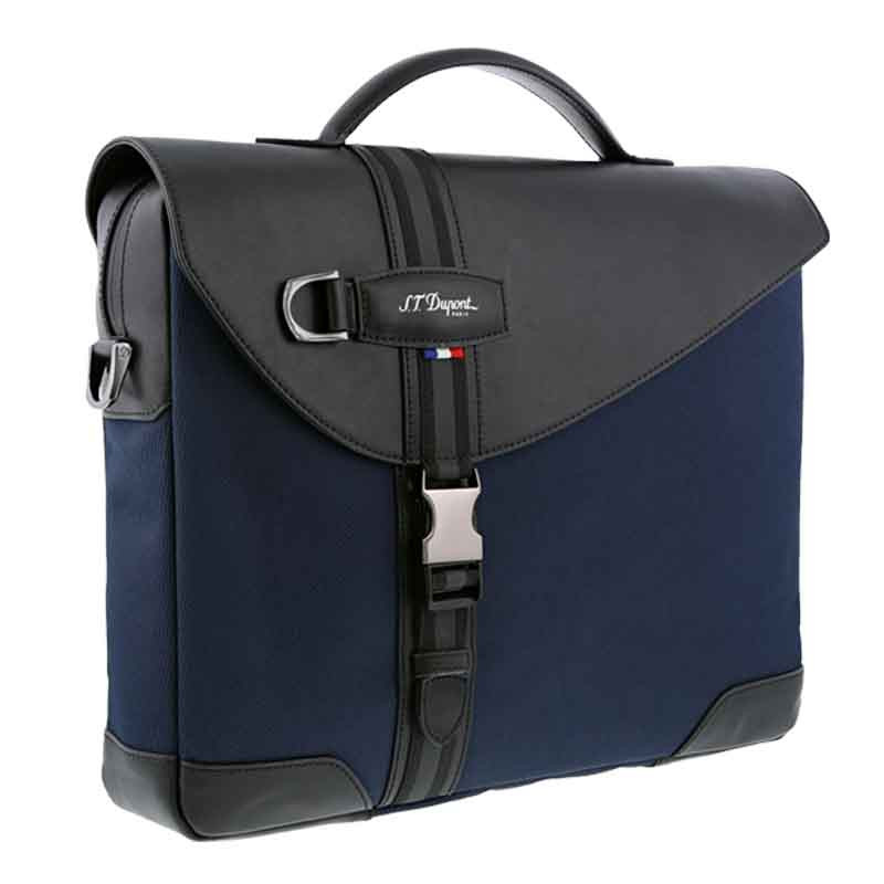 Porte-Document Noir & Bleu | S.T. Dupont | Défi Millénium | Cadeaux Homme Porte-Document Noir & Bleu | S.T. Dupont | Défi Millénium | Cadeaux Homme