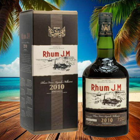 Rhum JM 10 ans Millésime 2010 Rhum JM 10 ans Millésime 2010
