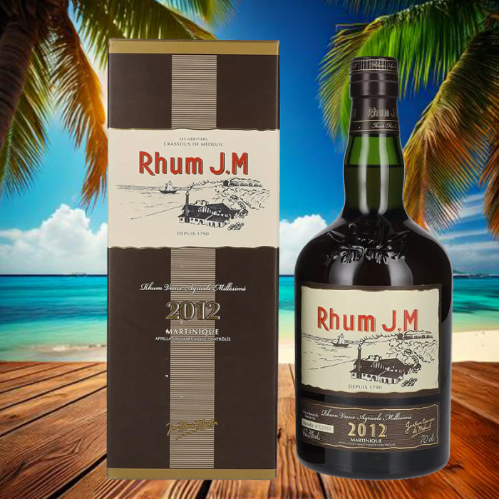 Rhum JM 10 ans Millésime 2012