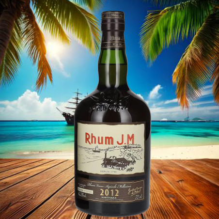Rhum vieux JM 10 ans Millésime 2012