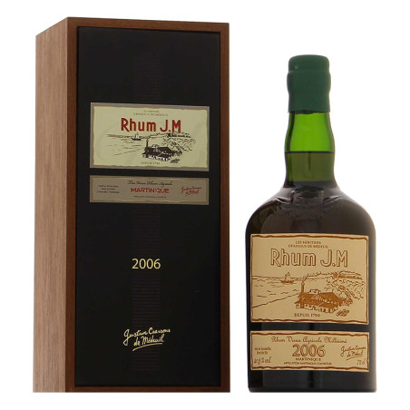 Rhum vieux JM 15 ans Millésime 2006