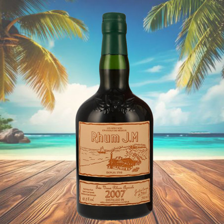 Rhum JM 15 ans Millésime 2007 - Hors d'âge