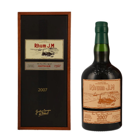 Rhum vieux JM 15 ans Millésime 2007