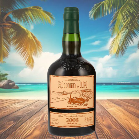 Rhum JM 15 ans Millésime 2008 - Hors d'âge