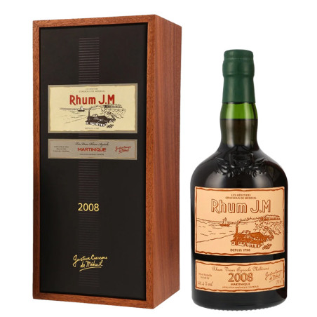 Rhum vieux JM 15 ans Millésime 2008