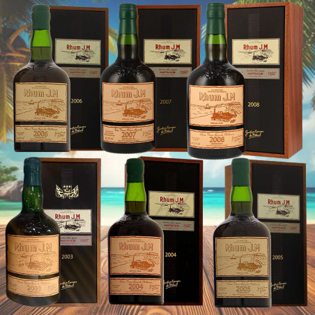 Cave à Rhum JM 15 ans Millésimé - Coffret Bois