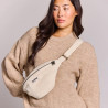 Sac Banane Hindbag Olivia Velours Beige