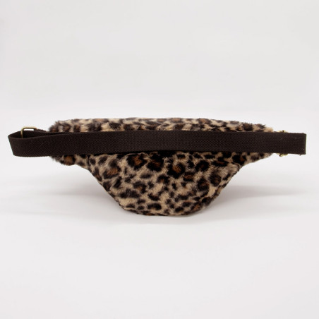 Banane  Hindbag Olivia Fourrure Léopard