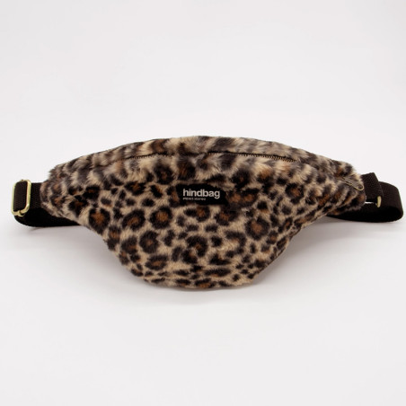 Sac Banane  Hindbag Olivia Fourrure Léopard