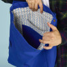 Hindbag Sac à Dos Guillaume - Bleu Electricque - Intérieur