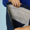 Hindbag Sac à Dos Guillaume - Bleu Navy - Intérieur