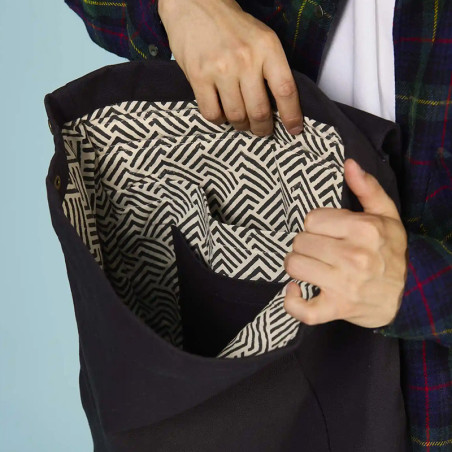 Hindbag Sac à Dos Guillaume - Noir - Intérieur