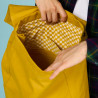 Hindbag Sac à Dos Guillaume - Safran - Intérieur